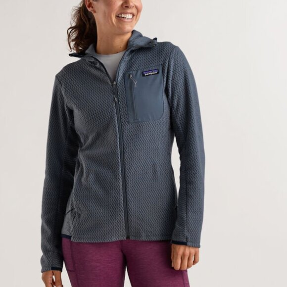 Patagonia Womens' Size XLR1 Air Full-Zip Hoodie Smolder Blue - Picture 1 of 1